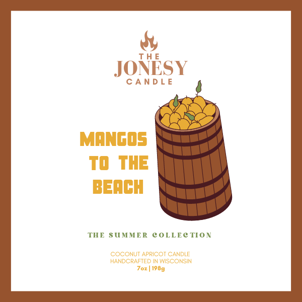 Mangos To The Beach Candle